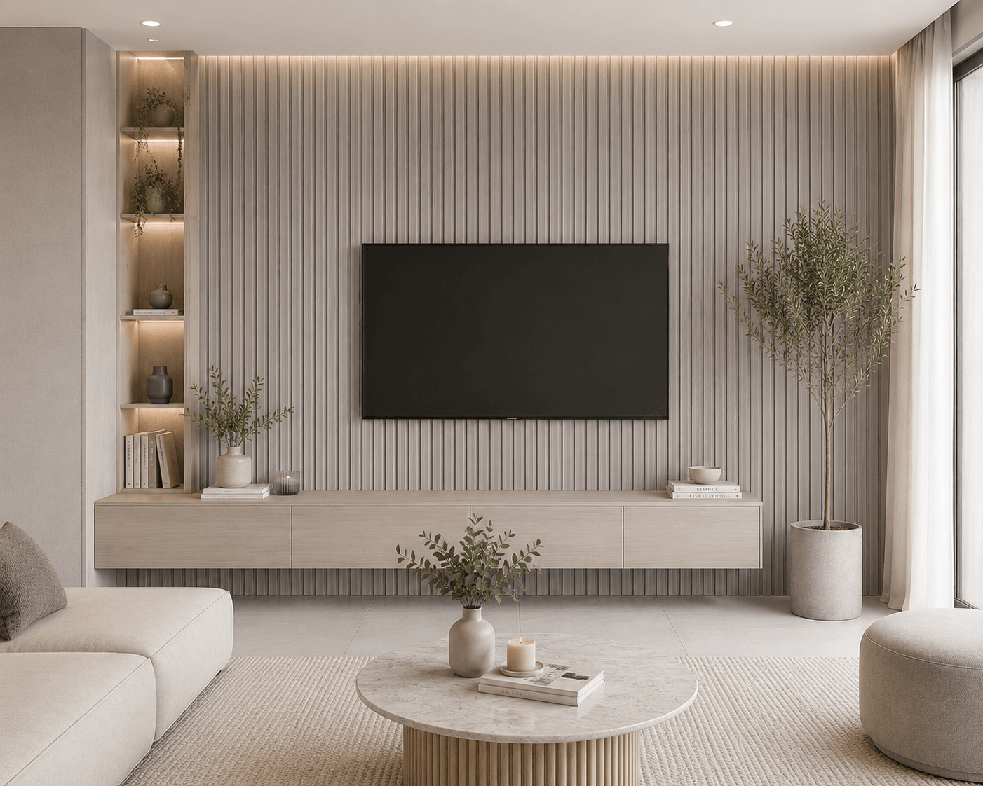 Báltico - Revestimiento de pared palillería efecto 3D vinílico WPC — vista 1