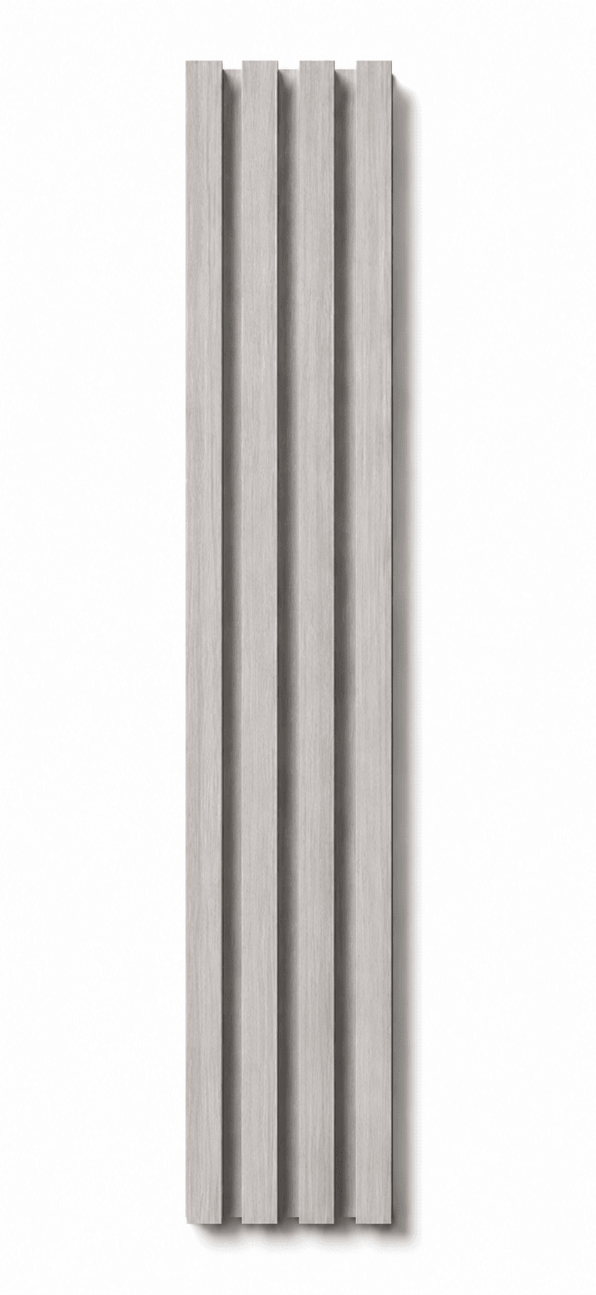 Gris Claro - Revestimiento de pared palillería efecto 3D vinílico WPC — vista 2