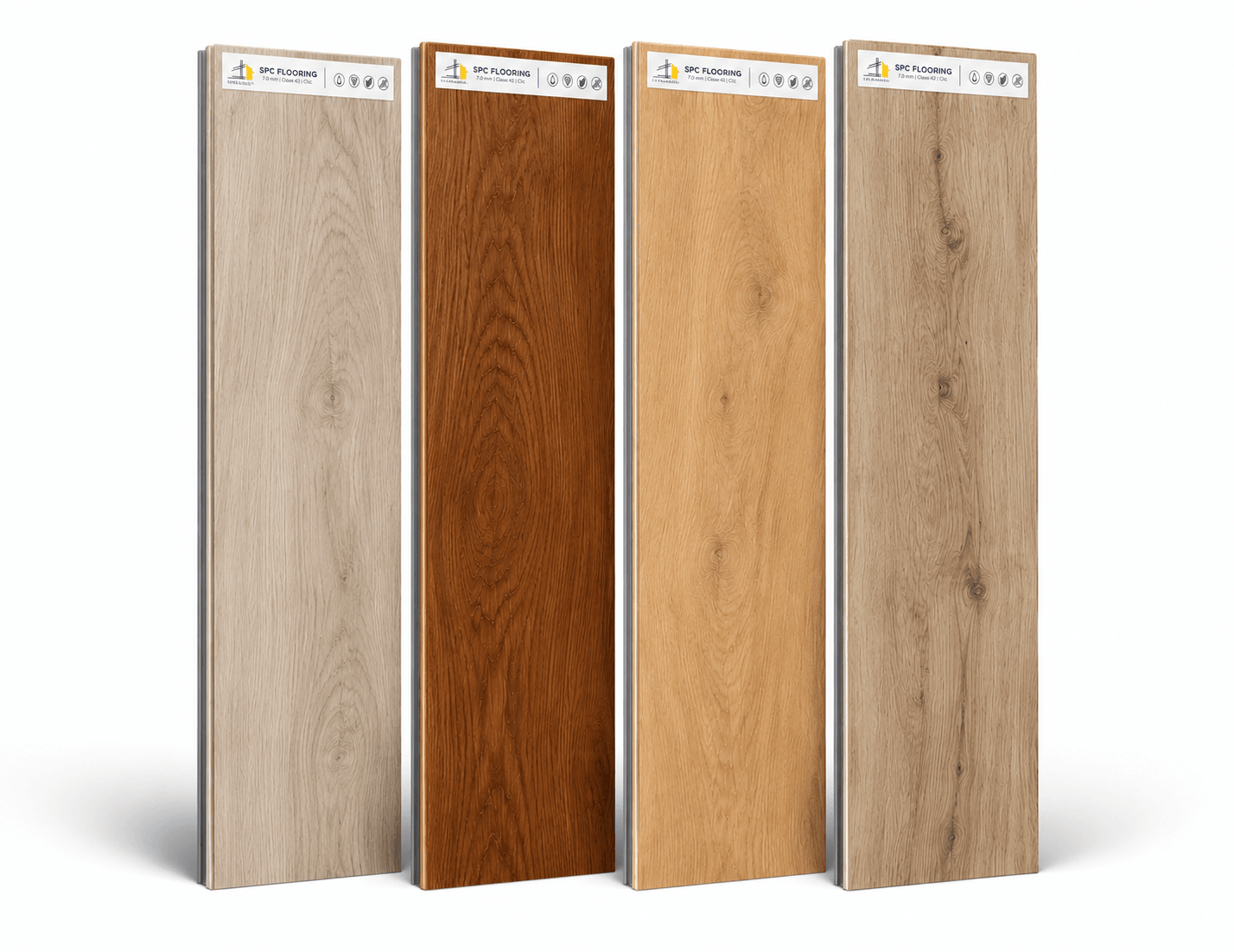 Nogal – Suelo Vinílico SPC 6,5 MM Roble Claro Efecto Madera con Sistema Clic — vista 4
