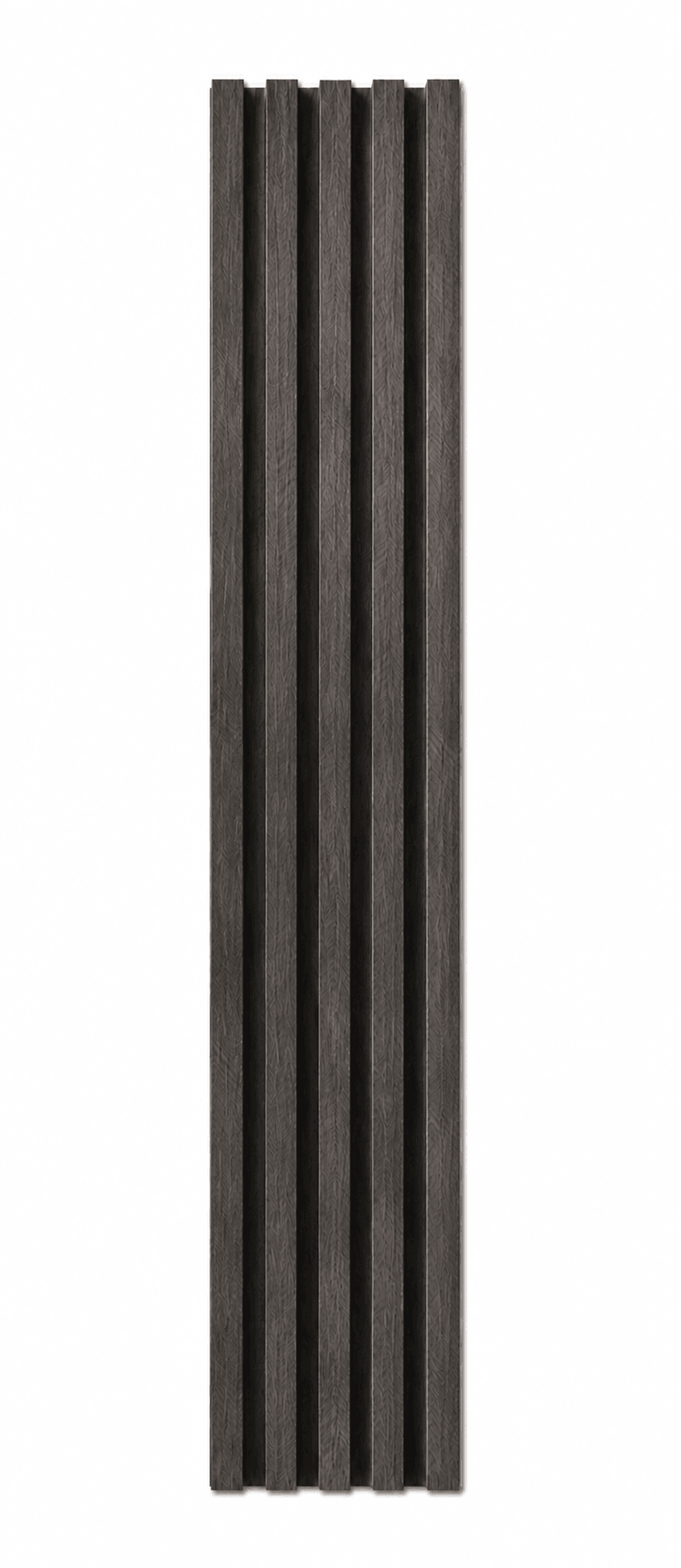 Negro Atenas - Revestimiento de pared palillería efecto 3D vinílico WPC alternate
