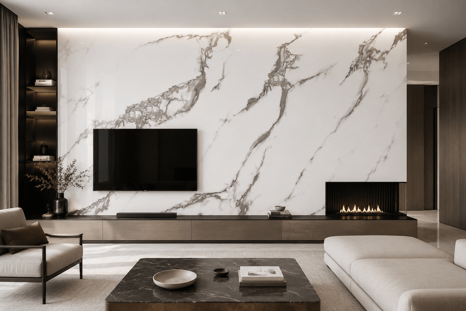 Marfil Sol - Revestimiento de pared pvc | paneles decorativos